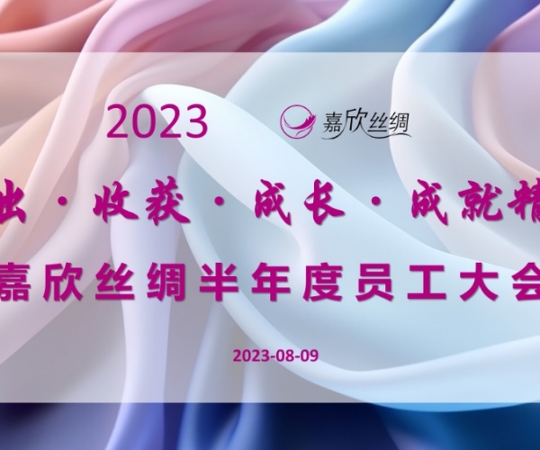J9直营集团丝绸召开2023半年度员工大会